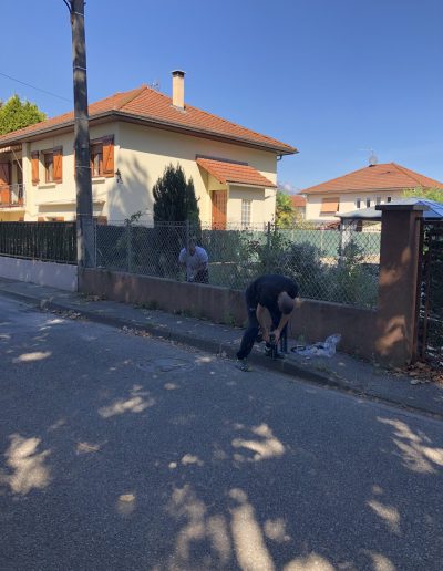 Projet de renovation R'renov exterieur installation portail et barrière à Eybens en Isère