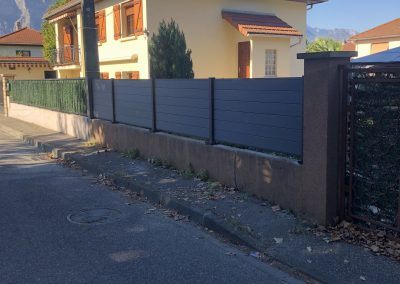 Projet de renovation R'renov installation portail et barrière à Eybens en Isère